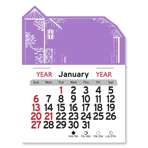 Barn Shaped Peel-N-Stick® Calendar - Image 14