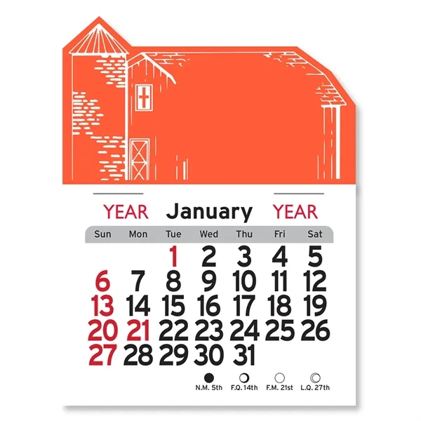 Barn Shaped Peel-N-Stick® Calendar - Image 16