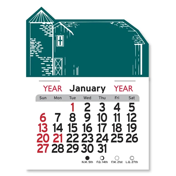 Barn Shaped Peel-N-Stick® Calendar - Image 22