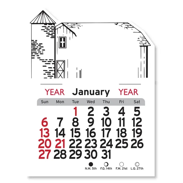 Barn Shaped Peel-N-Stick® Calendar - Image 23
