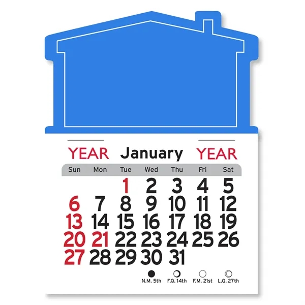 House Shaped Peel-N-Stick® Calendar - Image 8