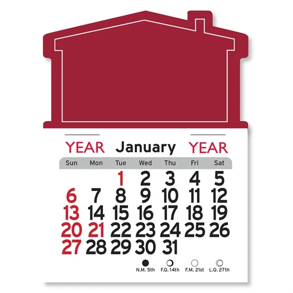 House Shaped Peel-N-Stick® Calendar - Image 9