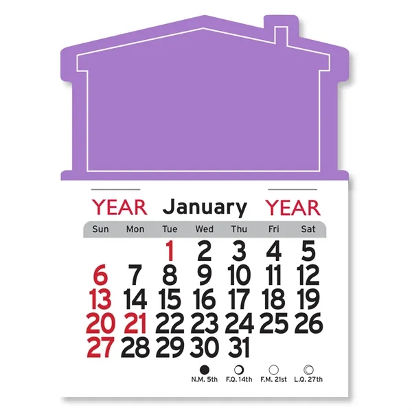 House Shaped Peel-N-Stick® Calendar - Image 11