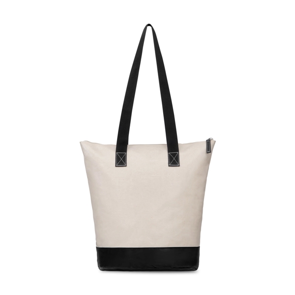 Dune Coated Cotton Tote - Image 4