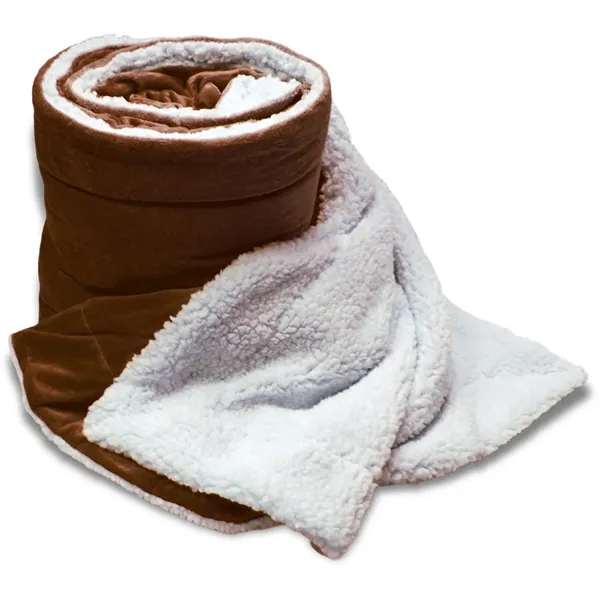 Oversized Mink Sherpa Blanket - Image 4