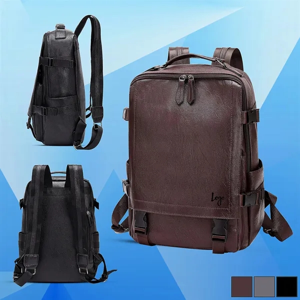 Contracted PU Backpack - Image 1