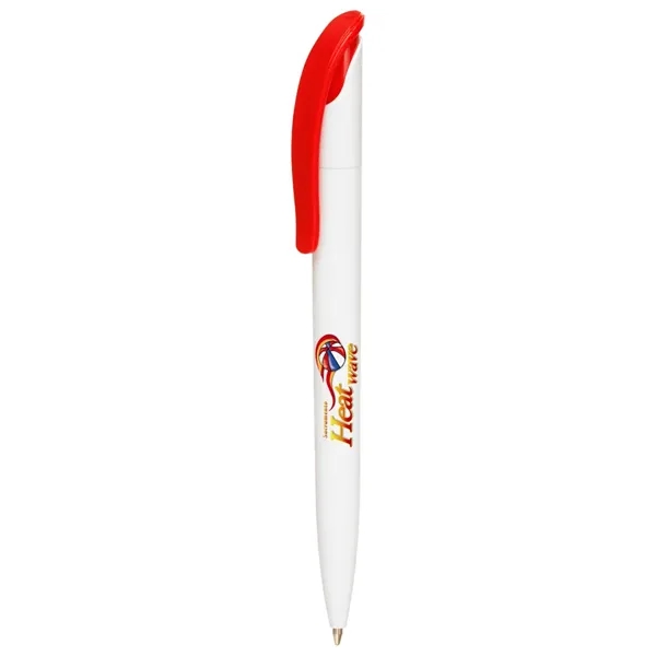 Full Color White Plastic Pen - Image 7