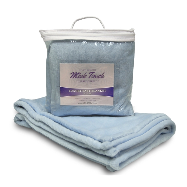 Blank Mink Touch Baby Blanket - Image 1