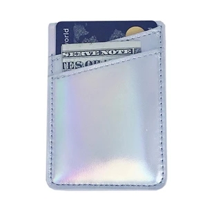 PU Leather Phone Back Credit Card Holder