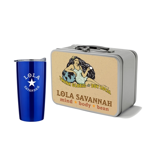 Retro Lunchbox & 20 Oz. Stainless Steel Tumbler - Image 17