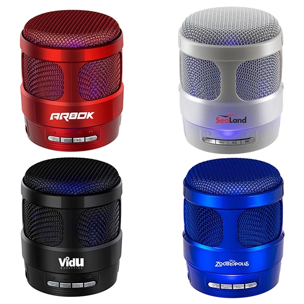 Microphone Shaped Bluetooth Speaker With FM Radio