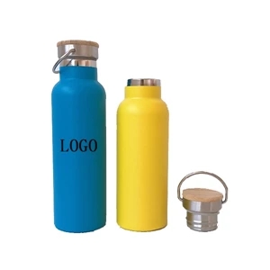 Stainless steel vacuum insulated wide mouth thermos