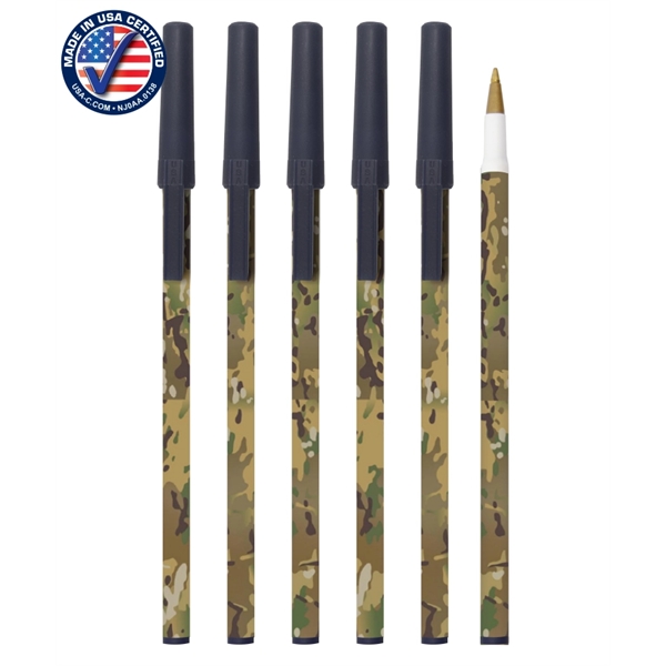 Union Printed, Certified USA Made "MultiCam" Camo Stick Pen - Image 2
