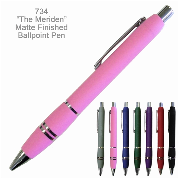 The Meriden Matte Finished Fashionable Ballpoint Pen - Image 6