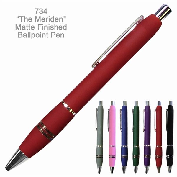 The Meriden Matte Finished Fashionable Ballpoint Pen - Image 8