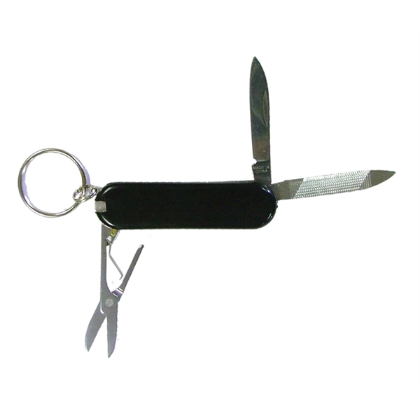 5 Function Pocket Knife Tool With Keychain - Image 10