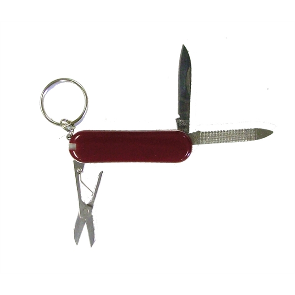 5 Function Pocket Knife Tool With Keychain - Image 12