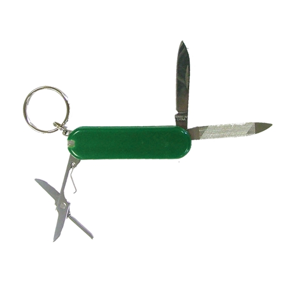 5 Function Pocket Knife Tool With Keychain - Image 13