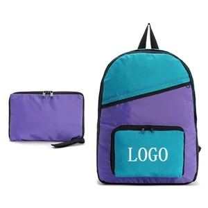 Waterproof Two-Color Folding Backpack
