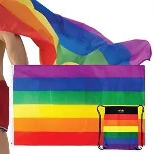 Gay Pride Drawstring Cinch Up Bag