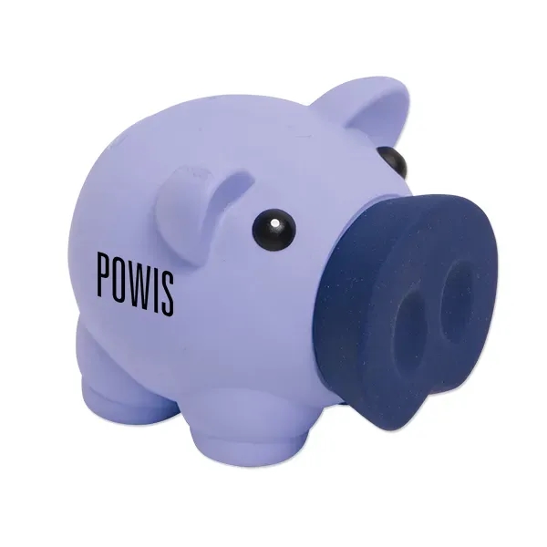 Light Purple PVC Large Nose Piggy Bank
