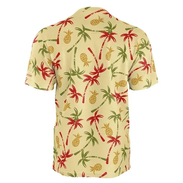 AZURE Import Men's Dye-Sublimated Short Sleeve T-Shirt - Image 3