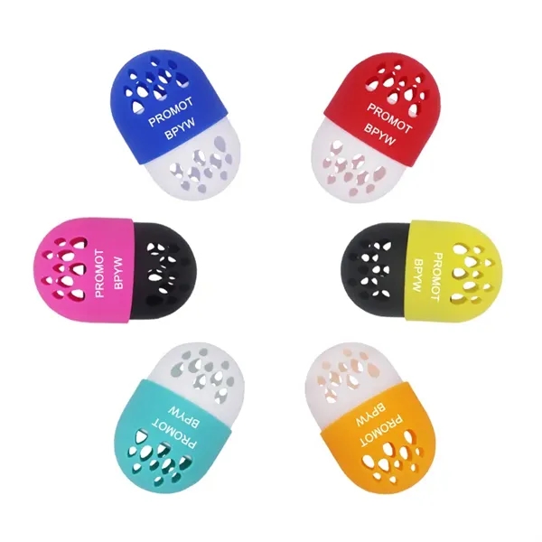 Silicone Beauty Makeup Puff Sponge Travel Carrying Holder - Image 1