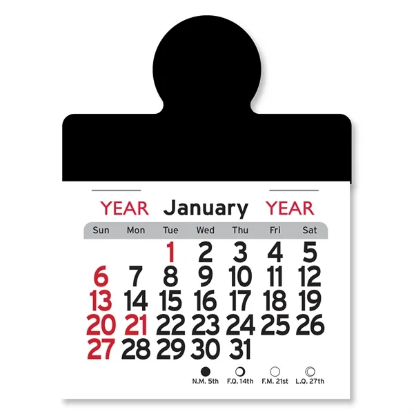 Circle Shaped Peel-N-Stick® Calendar - Image 4