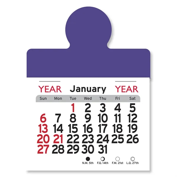 Circle Shaped Peel-N-Stick® Calendar - Image 19