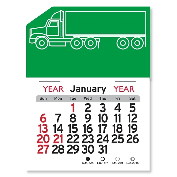 Semi Truck Peel-N-Stick® Calendar - Image 10