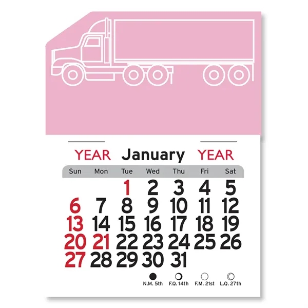 Semi Truck Peel-N-Stick® Calendar - Image 18