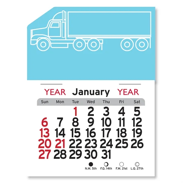 Semi Truck Peel-N-Stick® Calendar - Image 22
