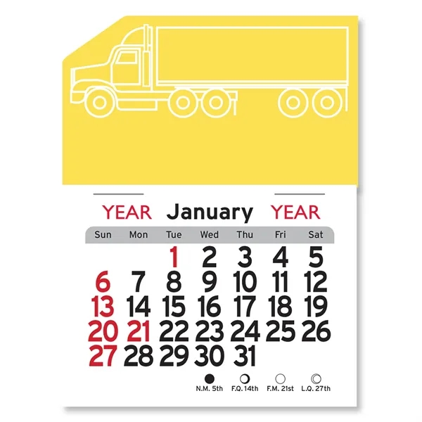 Semi Truck Peel-N-Stick® Calendar - Image 25