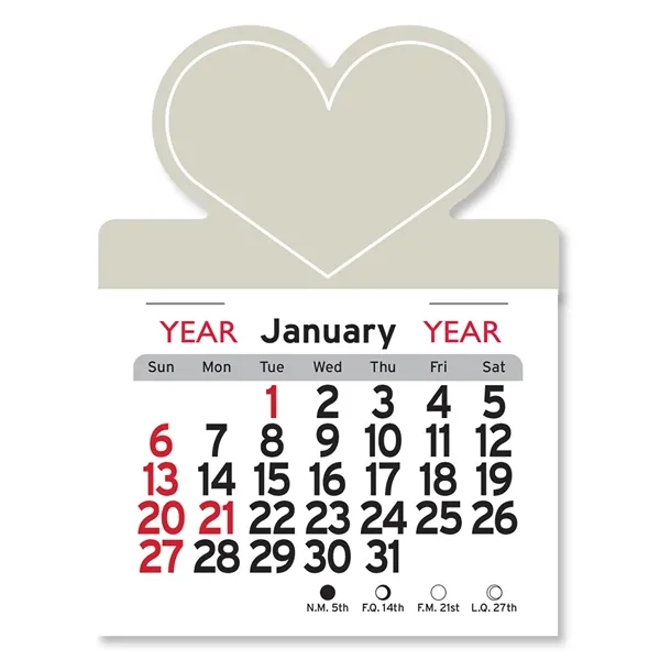 Heart Shaped Peel-N-Stick® Calendar - Image 5