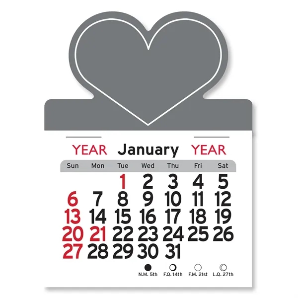 Heart Shaped Peel-N-Stick® Calendar - Image 11