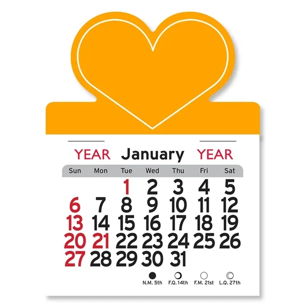 Heart Shaped Peel-N-Stick® Calendar - Image 15