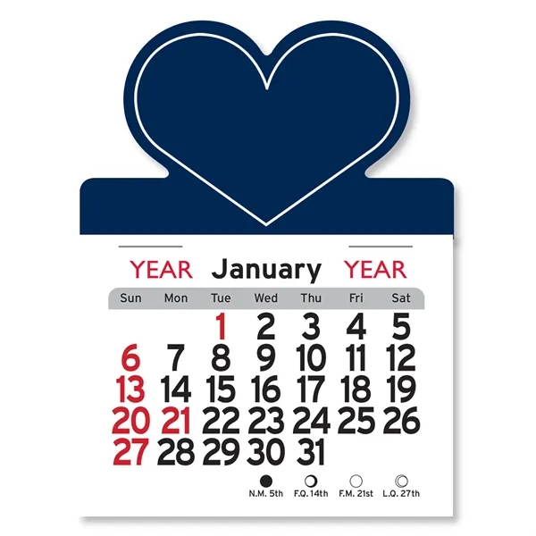 Heart Shaped Peel-N-Stick® Calendar - Image 16