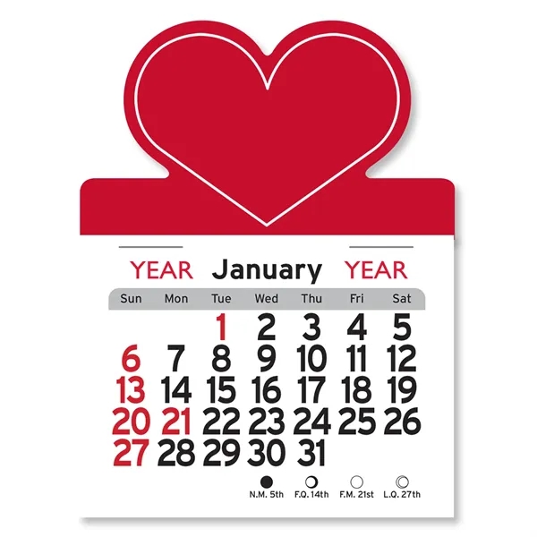 Heart Shaped Peel-N-Stick® Calendar - Image 20