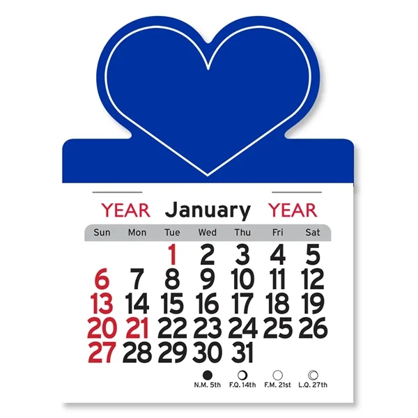 Heart Shaped Peel-N-Stick® Calendar - Image 21