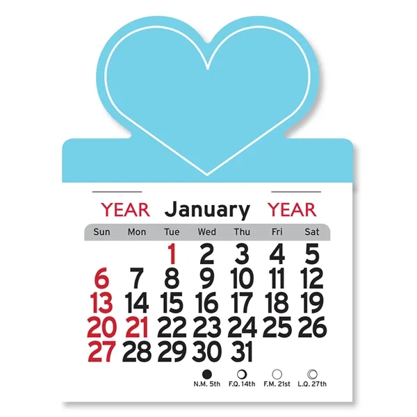 Heart Shaped Peel-N-Stick® Calendar - Image 22