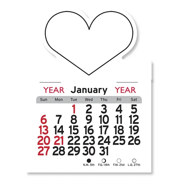 Heart Shaped Peel-N-Stick® Calendar - Image 24