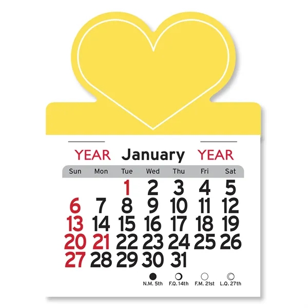 Heart Shaped Peel-N-Stick® Calendar - Image 25