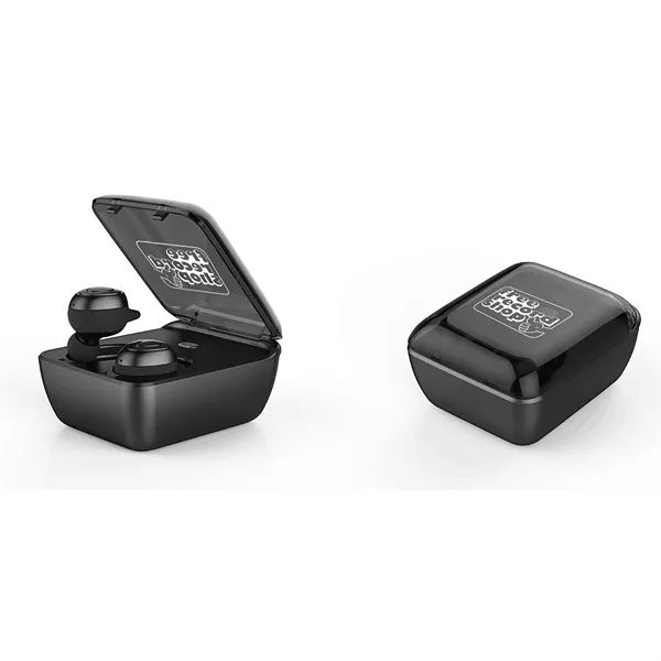 2 in 1 Flat Cover Case Bluetooth Earbuds