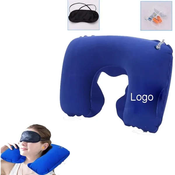Inflatable Travel Neck Pillow - Image 1