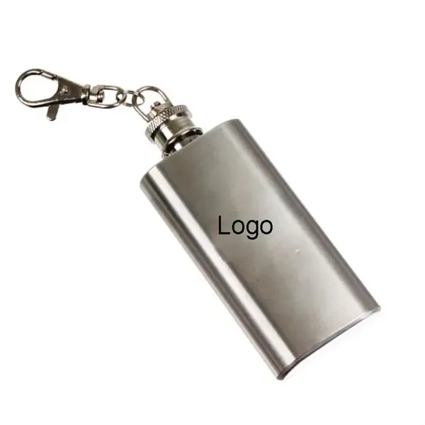 2 Oz Stainless Steel Flask - Image 3