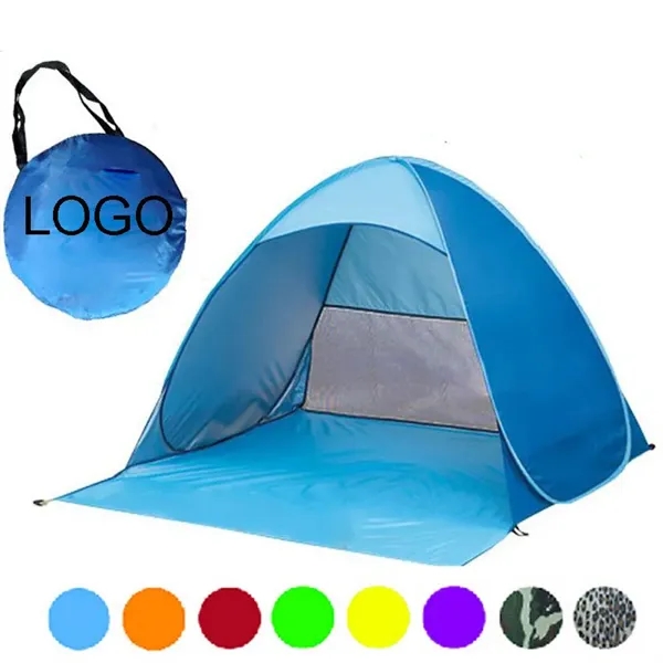 190T Polyester Pop-up Beach Tent - Image 3