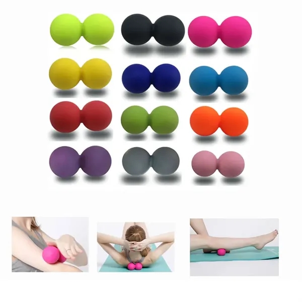 Lacrosse Yoga Fitness Muscle Massage Ball Silicone Lacrosse - Image 1