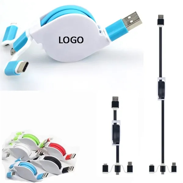 Retractable Multi Phone Charging Cable - Image 1