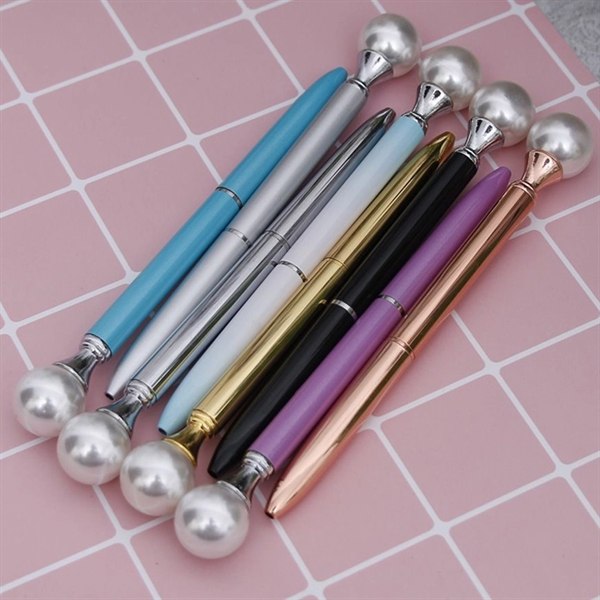 Pearl Crystal Metal Pen - Image 3
