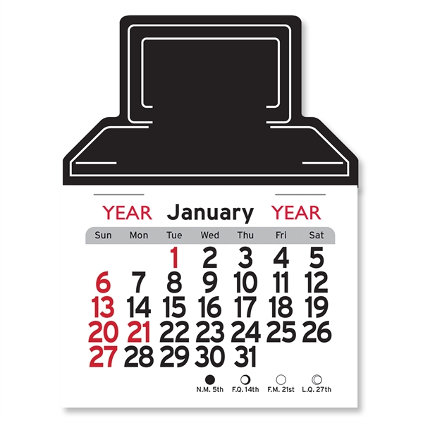 Computer Shaped Peel-N-Stick® Calendar - Image 4